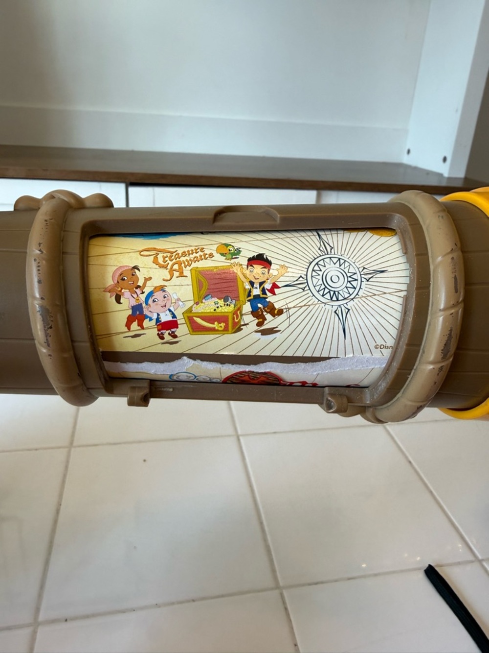 Disney Jake & The Neverland Pirate Ship & Telescope Lot -Ship Talks & Sings 2011 - Picture 15 of 16